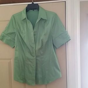 Pretty green blouse and cami